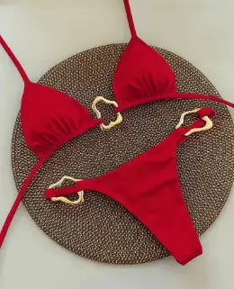 Hollow Bikini Set