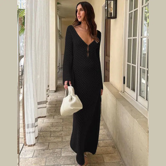 Knitted Beach Cover-Up Dress